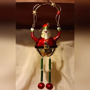 Doorbell hanging Santa